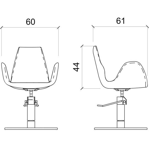Кресло парикмахерское Gamma&Bross NYSA GSBN001PN/Promo Кресло парикмахерское Gamma&Bross NYSA GSBN001PN/Promo