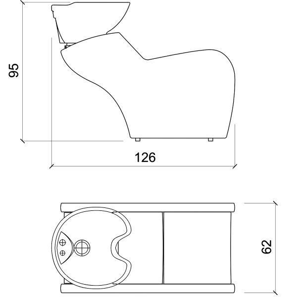 Мойка парикмахерская Gamma&Bross CLUBWASH GSCW003BN/Promo Мойка парикмахерская Gamma&Bross CLUBWASH GSCW003BN/Promo