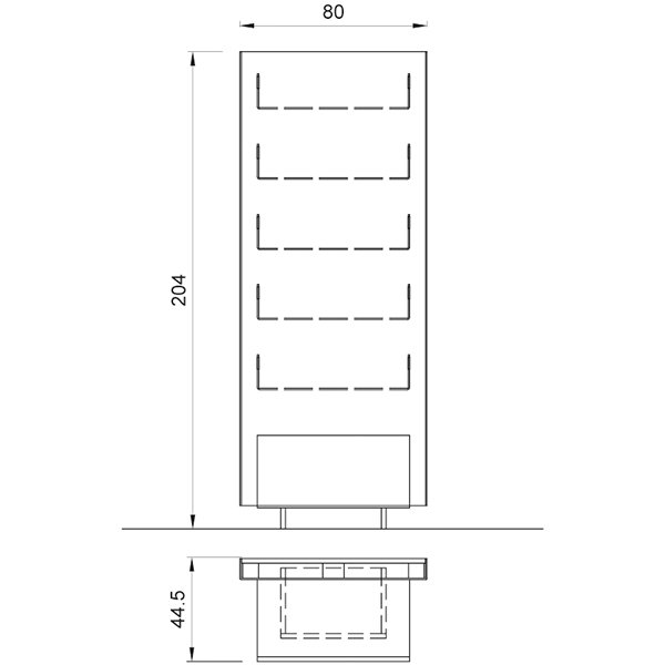 Витрина Gamma&Bross GLOWALL DISPLAY ST CGL001ST Витрина Gamma&Bross GLOWALL DISPLAY ST CGL001ST