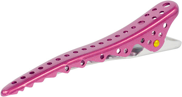 Комплект зажимов Y.S.PARK Shark Clip (2 штуки) YS-Shark clip pink metal