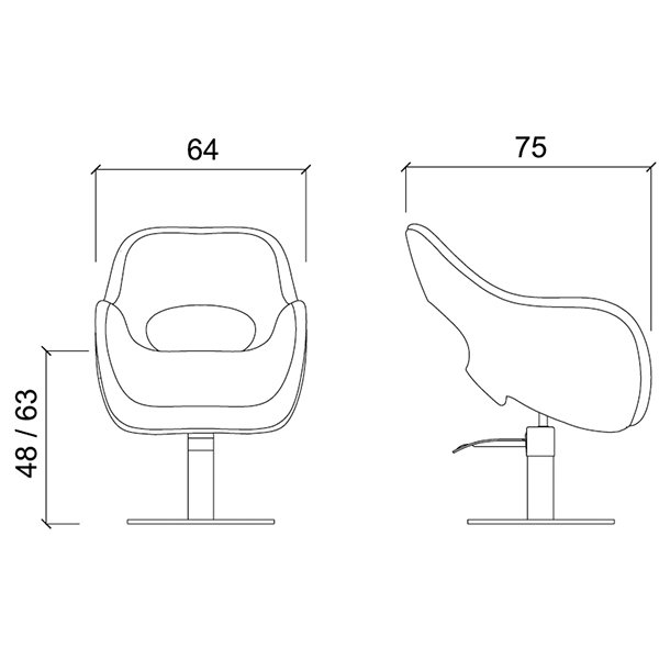 Кресло парикмахерское Gamma&Bross SENSUAL GKR0030PO Кресло парикмахерское Gamma&Bross SENSUAL GKR0030PO