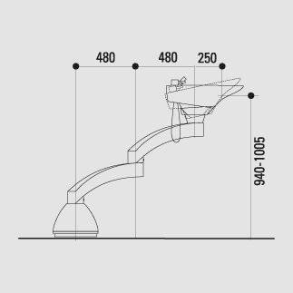 Мойка парикмахерская SWING PLUS 1000G00 Мойка парикмахерская SWING PLUS 1000G00
