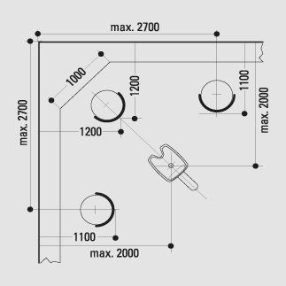 Мойка парикмахерская SWING PLUS 1000G00 Мойка парикмахерская SWING PLUS 1000G00