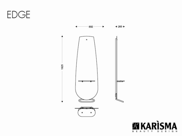 Зеркало парикмахерское Karisma EDGE K711 Зеркало парикмахерское Karisma EDGE K711