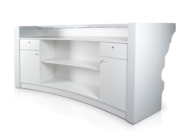 Стойка администратора Gamma&Bross ALZIRA CURVA 250 CM GCMW054CA