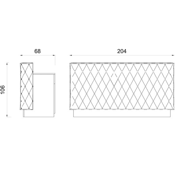 Стойка администратора Gamma&Bross MME DE POMPADOUR GFE0060CA