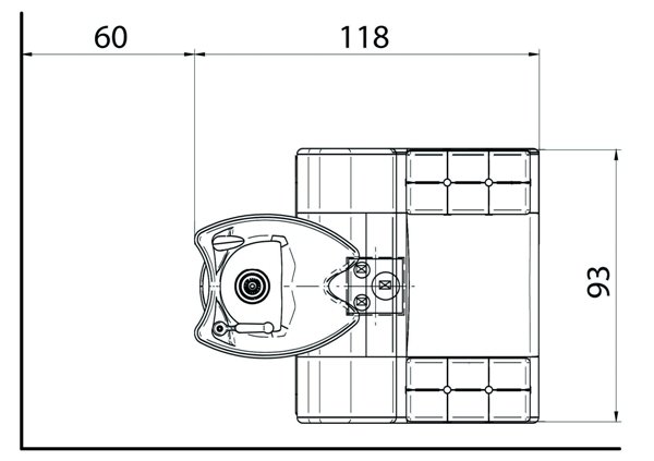 Мойка парикмахерская Pietranera PASHA' 1 SEAT 529