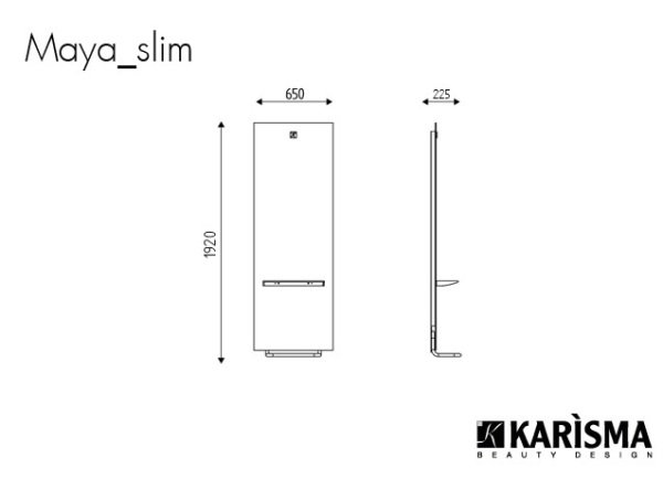 Зеркало парикмахерское Karisma MAYA SLIM K675 Зеркало парикмахерское Karisma MAYA SLIM K675