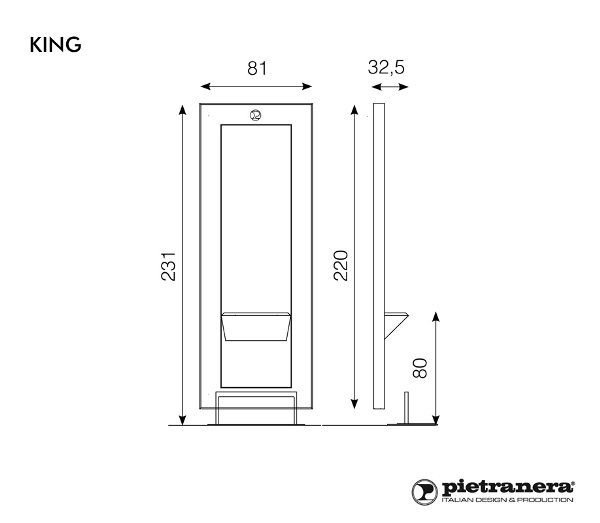 Зеркало парикмахерское Pietranera KING TECNO 931 Зеркало парикмахерское Pietranera KING TECNO 931