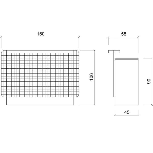 Стойка администратора Gamma&Bross CPT DESK 150 GSCPT01CA/Promo