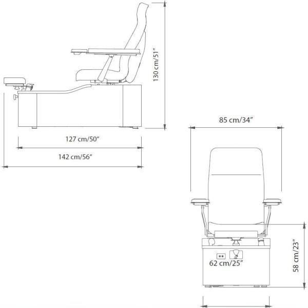 Педикюрная группа LEMI CAPRI PEDI SPA 412 410 Педикюрная группа LEMI CAPRI PEDI SPA 412 410