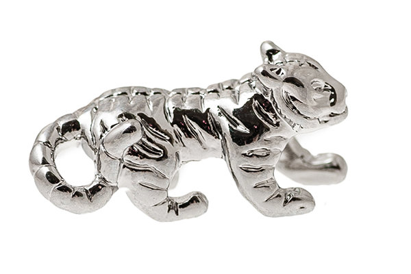 Брелок на ножницы Katachi "серебристый тигр" KM1 tiger Брелок на ножницы Katachi "серебристый тигр" KM1 tiger