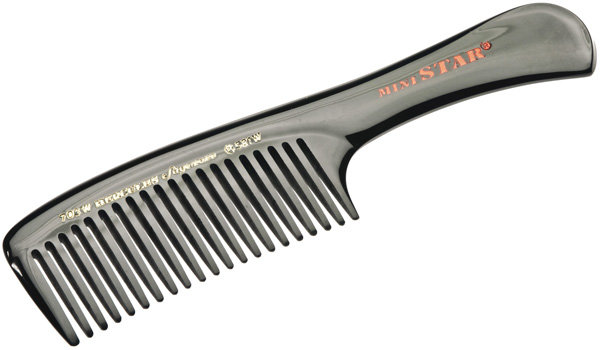 Расчёска HERCULES каучуковая с ручкой с редкими зубчиками, 18,2 см 703 W Расчёска HERCULES каучуковая с ручкой с редкими зубчиками, 18,2 см 703 W