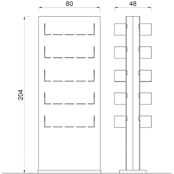 Витрина Gamma&Bross GLOW ISLAND DISPLAY CGL001VEC Витрина Gamma&Bross GLOW ISLAND DISPLAY CGL001VEC