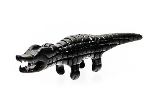 Брелок на ножницы Katachi "чёрный крокодил" KM2 croco