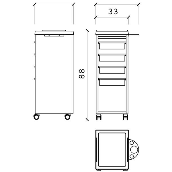 Тележка Gamma&Bross GARI GSGA001N/Promo Тележка Gamma&Bross GARI GSGA001N/Promo