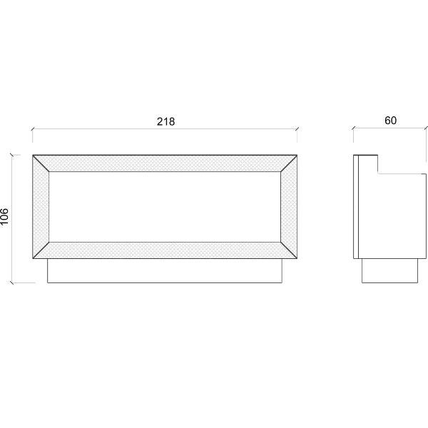 Стойка администратора Gamma&Bross COCODESK 220 GSCS00C/Promo