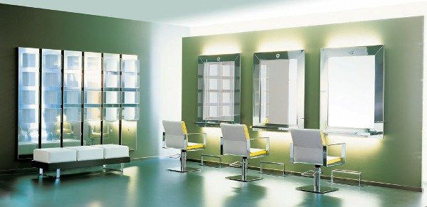 Зеркало парикмахерское Pietranera MAGNUM INOX 847I/ILL