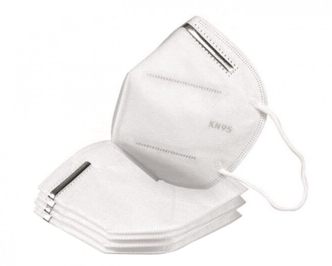 Маска-респиратор KN95, без клапана, многослойная, класс защиты FFP2 Маска-респиратор KN95, без клапана, многослойная, класс защиты FFP2
