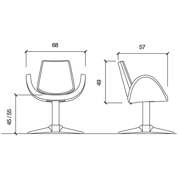 Кресло парикмахерское Gamma&Bross ALIPES CHAIR GSAP001PN/Promo Кресло парикмахерское Gamma&Bross ALIPES CHAIR GSAP001PN/Promo