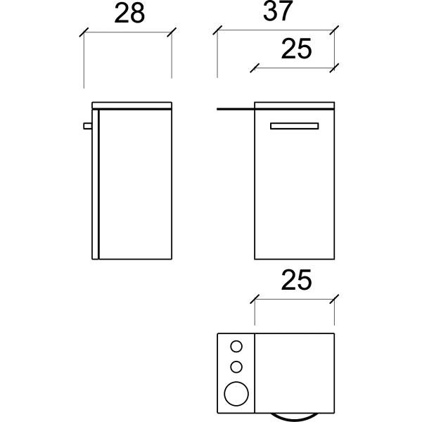 Тумба Gamma&Bross WALLY GSWA001B/Promo Тумба Gamma&Bross WALLY GSWA001B/Promo