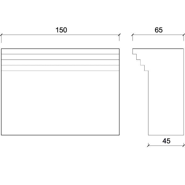 Стойка администратора Gamma&Bross LE COMPTOIR 150 GSLC003CA