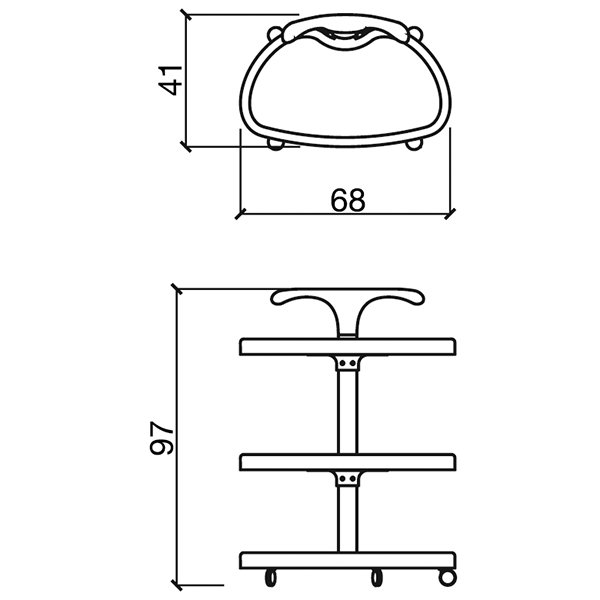 Тележка Gamma&Bross CACTUS GSP0050PE