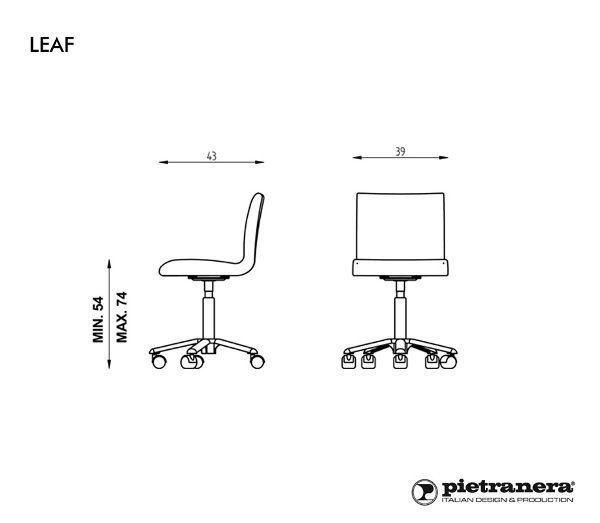 Стул Pietranera LEAF 192 Стул Pietranera LEAF 192