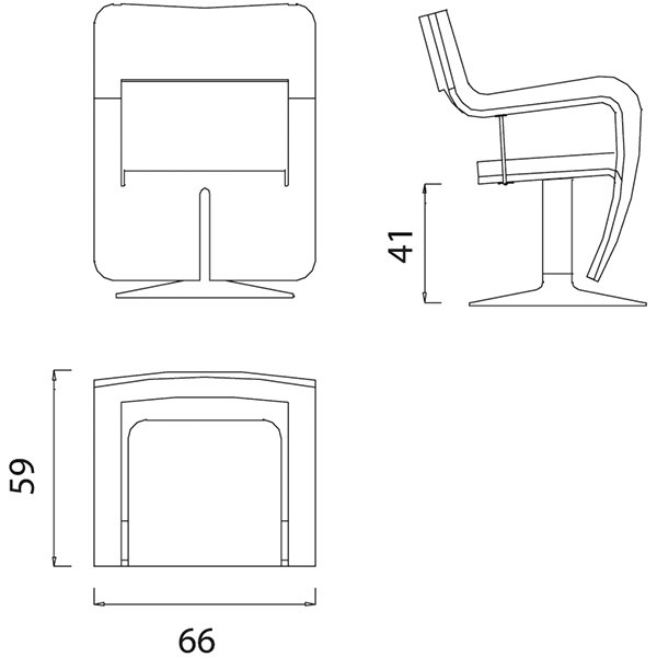 Кресло парикмахерское Gamma&Bross BLACK TSU GAVA300PO
