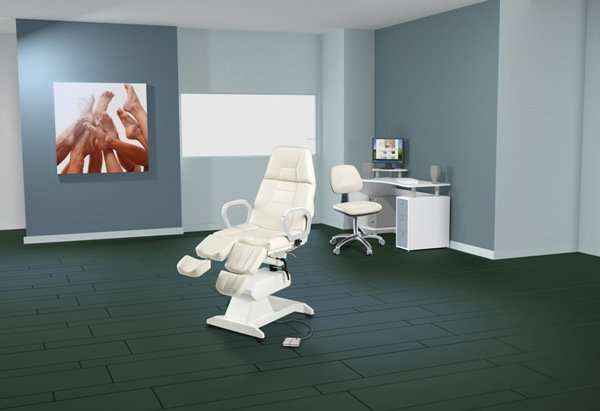 Кресло педикюрное LEMI PODO 3 203 White + 208M Кресло педикюрное LEMI PODO 3 203 White + 208M