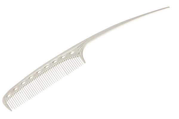 Расчёска выгнутая с хвостиком Y.S.PARK белая YS-104 white Расчёска выгнутая с хвостиком Y.S.PARK белая YS-104 white