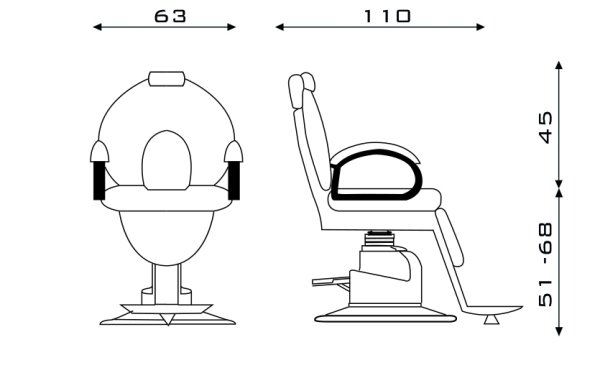 Мужское кресло Pietranera ROLLING 595.17s