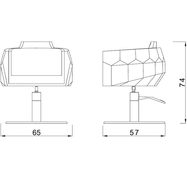 Кресло парикмахерское Gamma&Bross CRYSTALCOIFF GFE0020PO