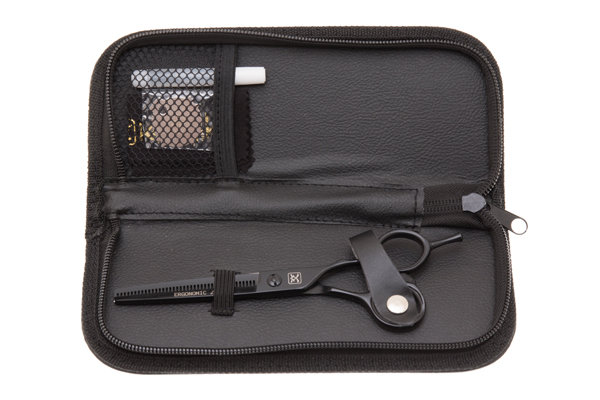 Ножницы филировочные Katachi Black Ergonomic 6.0" (40 зубцов) K31640 Ножницы филировочные Katachi Black Ergonomic 6.0" (40 зубцов) K31640