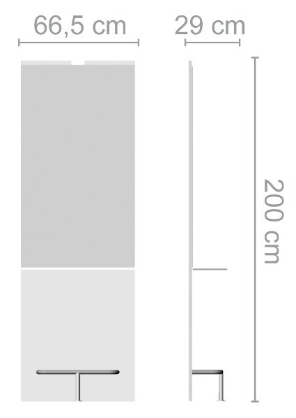Зеркало парикмахерское Ceriotti EKO G9823