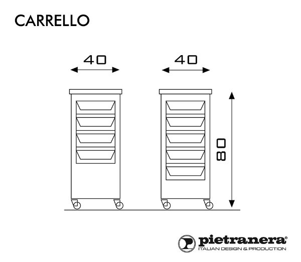 Тележка Pietranera DOLLY 128.01 Тележка Pietranera DOLLY 128.01