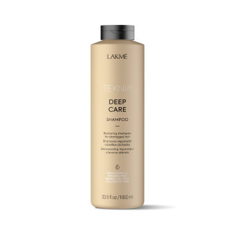 Восстанавливающий шампунь для поврежденных волос LAKME Deep Care Shampoo 1000 мл 44711