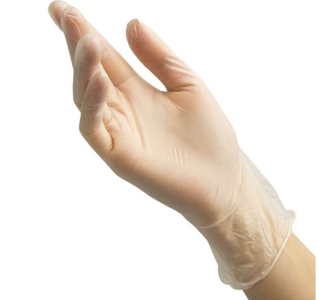 Перчатки виниловые Benovy, прозрачные, размер M, (100 шт, 50 пар) Перчатки виниловые Benovy, прозрачные, размер M, (100 шт, 50 пар)