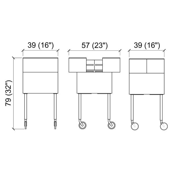 Тележка Gamma&Bross iCART GSIC001MO/Promo