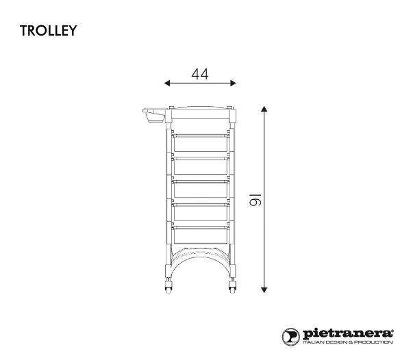 Тележка Pietranera TROLLEY 129.03 Тележка Pietranera TROLLEY 129.03