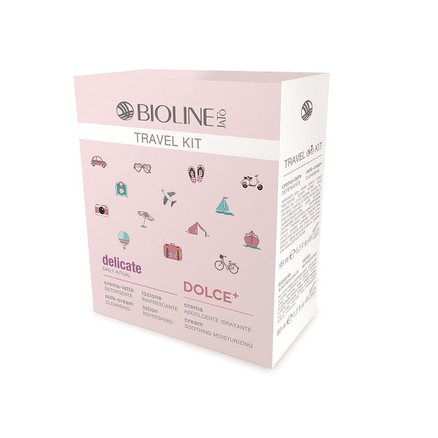 Дорожный набор для чувств-й кожи BIOLINE (Delicate молочко 99 мл, лосьон 99 мл, увлажняющий крем Dolce+ 30 мл) J7040704 Дорожный набор для чувств-й кожи BIOLINE (Delicate молочко 99 мл, лосьон 99 мл, увлажняющий крем Dolce+ 30 мл) J7040704