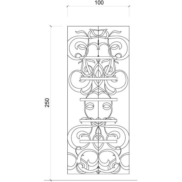 Витрина Gamma&Bross ARTFORM RETAIL 1
