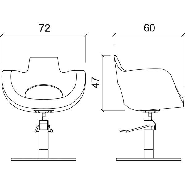 Кресло парикмахерское Gamma&Bross AUREOLE ANNIVERSARY GSAB001PN