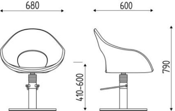 Кресло парикмахерское Karisma MELLOW K19.8R Кресло парикмахерское Karisma MELLOW K19.8R