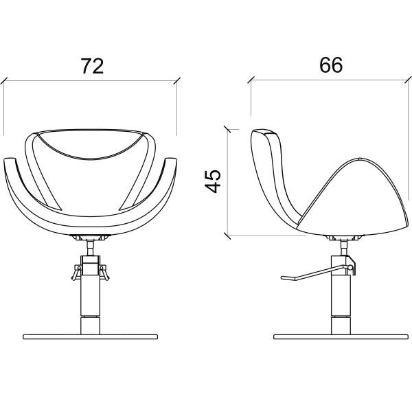 Кресло парикмахерское Gamma&Bross RIKKA ANNIVERSARY GSRB001PN/Promo