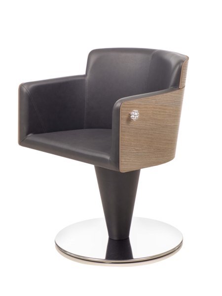 Кресло парикмахерское Gamma&Bross AIDA WOOD GCMW010PO