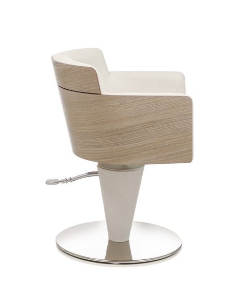 Кресло парикмахерское Gamma&Bross AIDA WOOD GCMW010PO