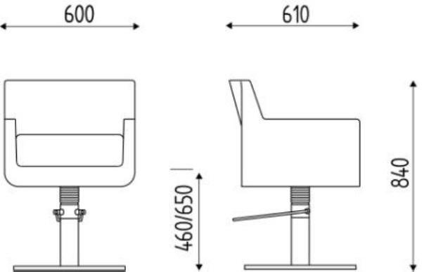 Кресло парикмахерское Karisma ROYALE K34.7R Кресло парикмахерское Karisma ROYALE K34.7R