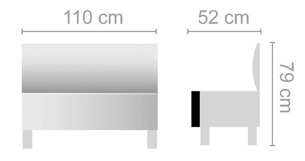 Диван Ceriotti GOSSIP HOOD DRYER G60162 Диван Ceriotti GOSSIP HOOD DRYER G60162