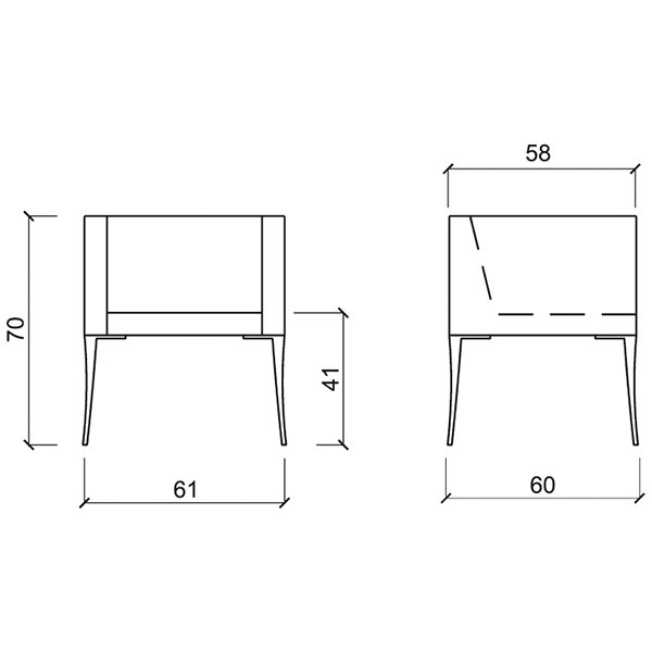 Кресло для ожидания Gamma&Bross KUBICHAIR GSKC001DIZ Кресло для ожидания Gamma&Bross KUBICHAIR GSKC001DIZ